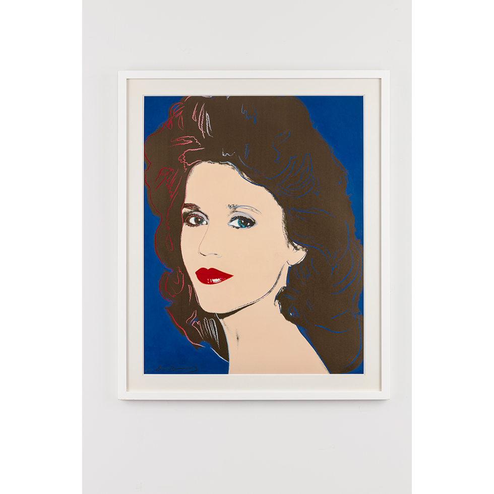 <a href="https://www.ueshima-collection.com/artist-list/106" style="color:inherit">ANDY WARHOL</a>:Jane Fonda (F. & S. II. 268)