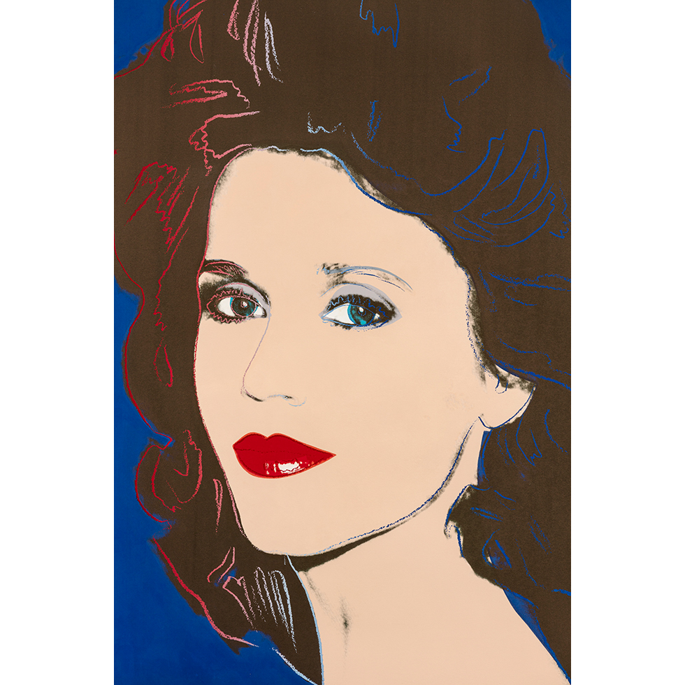 <a href="https://www.ueshima-collection.com/artist-list/106" style="color:inherit">ANDY WARHOL</a>:Jane Fonda (F. & S. II. 268)