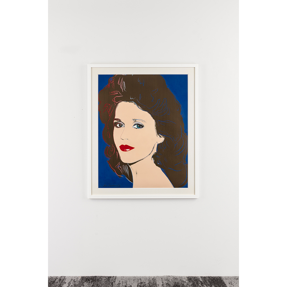 <a href="https://www.ueshima-collection.com/artist-list/106" style="color:inherit">ANDY WARHOL</a>:Jane Fonda (F. & S. II. 268)